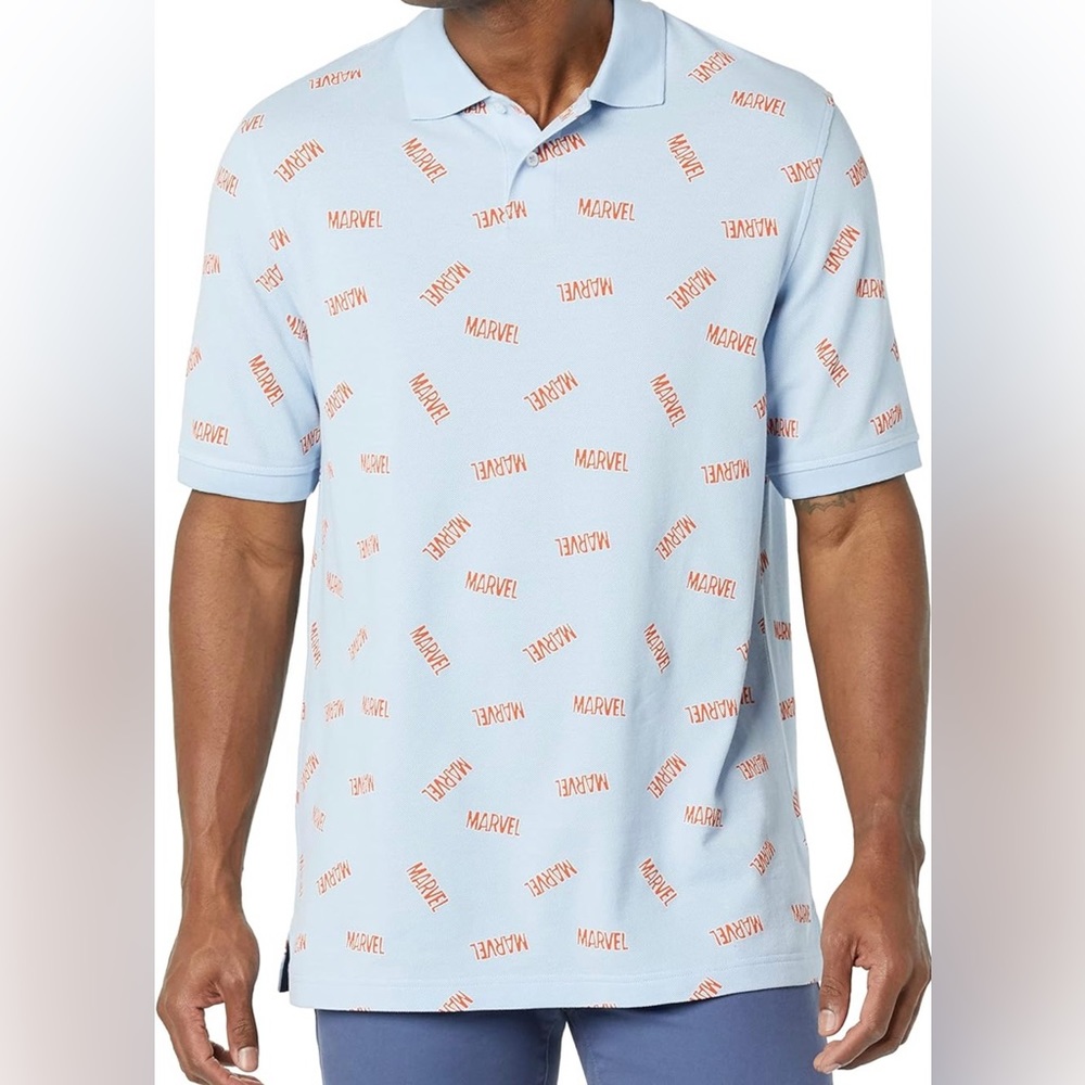 Amazon essentials marvel polo
